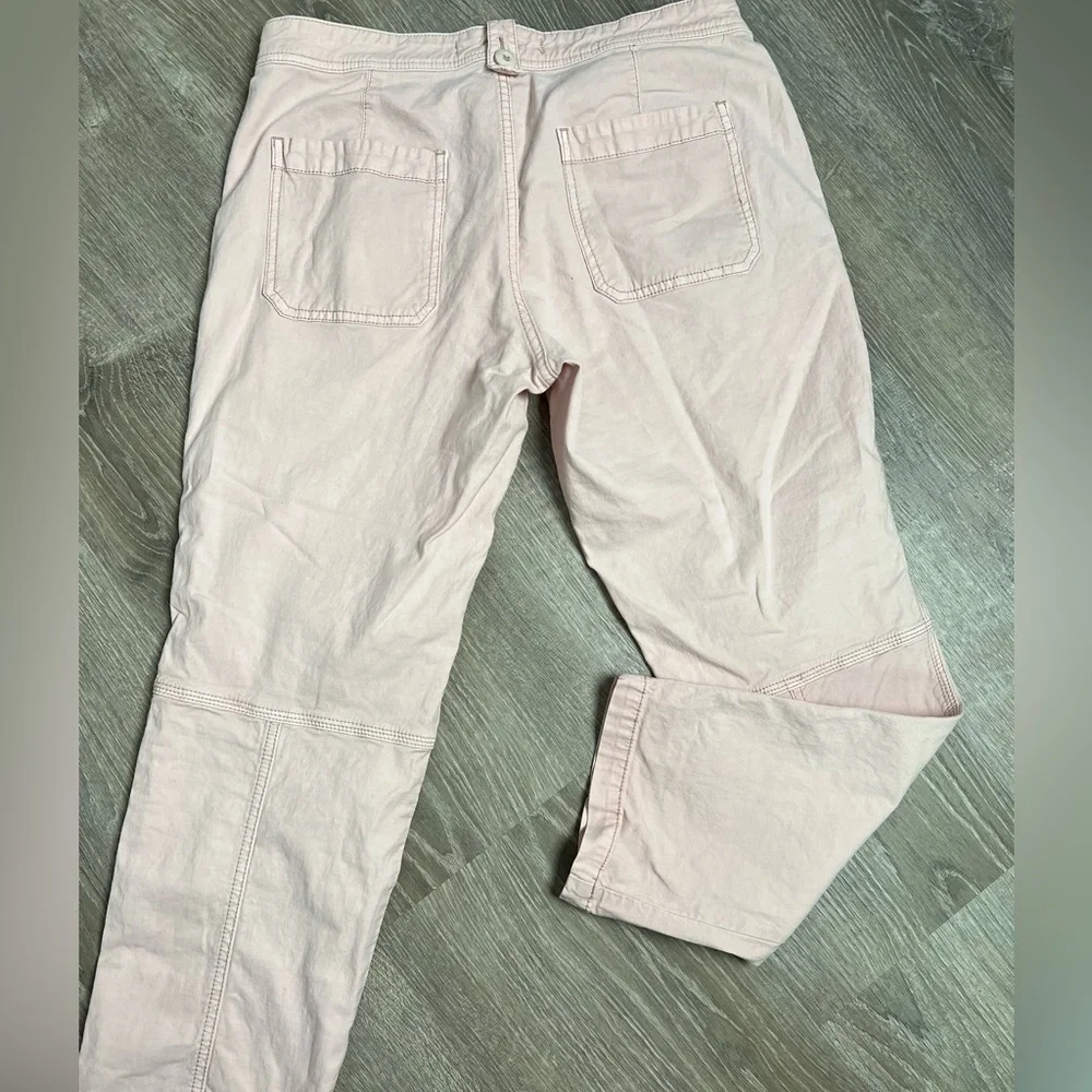 Anthropologie The Wanderer Linen Blend Pink Pants- 29P‎
